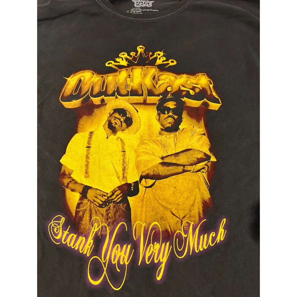 OUTKAST - Album T-shirt SYVM - Gold on Washed Black - Size 3XL - New